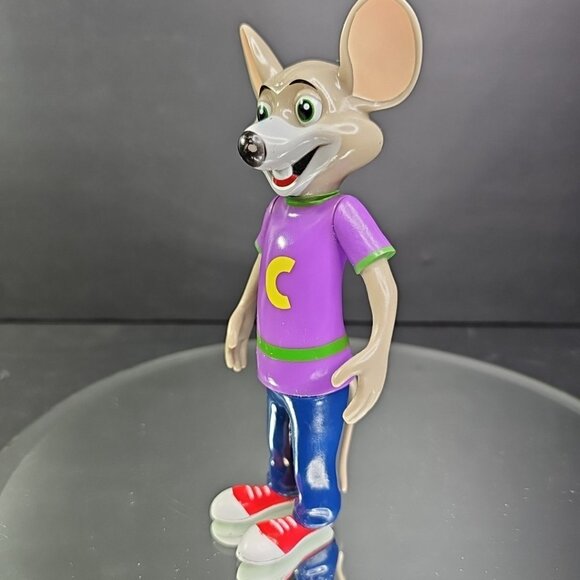 Chuck E Cheese Poseable Moveable Arms PVC Action Figure Approx 7" CN - Picture 6 of 8
